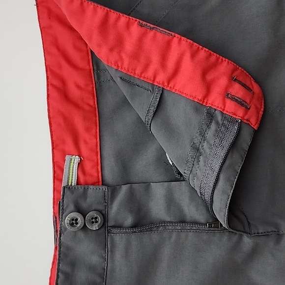 Cloudveil Men's Grey Stone Shorts Roll  Up Hem Hiking Travel Lightweight Size XL - Picture 9 of 15